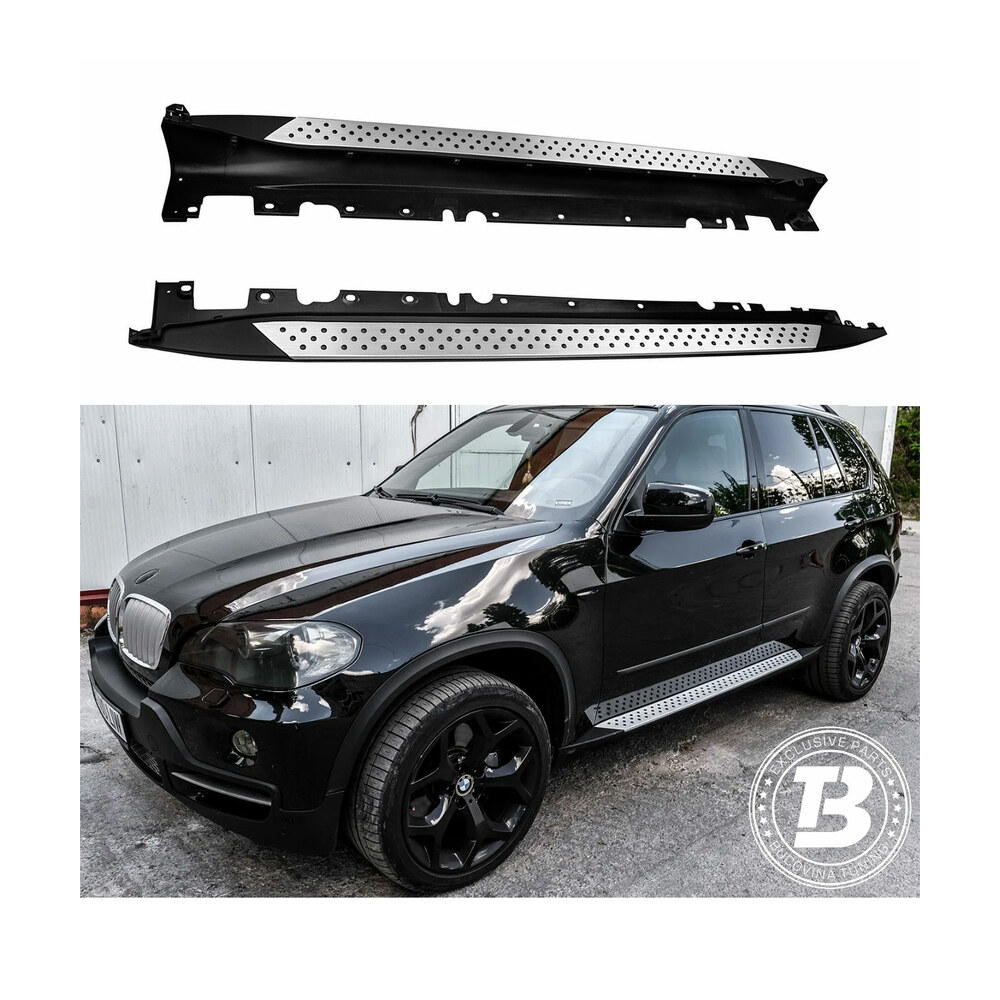 Praguri Aluminiu compatibile cu BMW X5 E70 Praguri Aluminiu compatibile cu BMW X5 E70