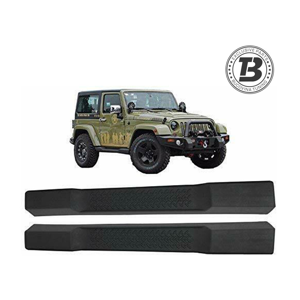Praguri Aluminiu compatibile cu JEEP Wrangler Rubicon JK Praguri Aluminiu compatibile cu JEEP Wrangler Rubicon JK
