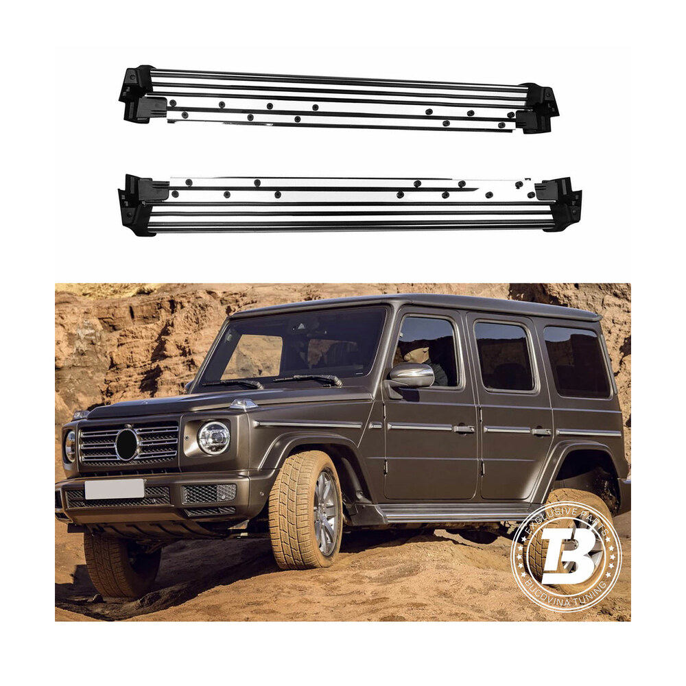 Praguri Aluminiu compatibile cu Mercedes G Class W464 Praguri Aluminiu compatibile cu Mercedes G Class W464