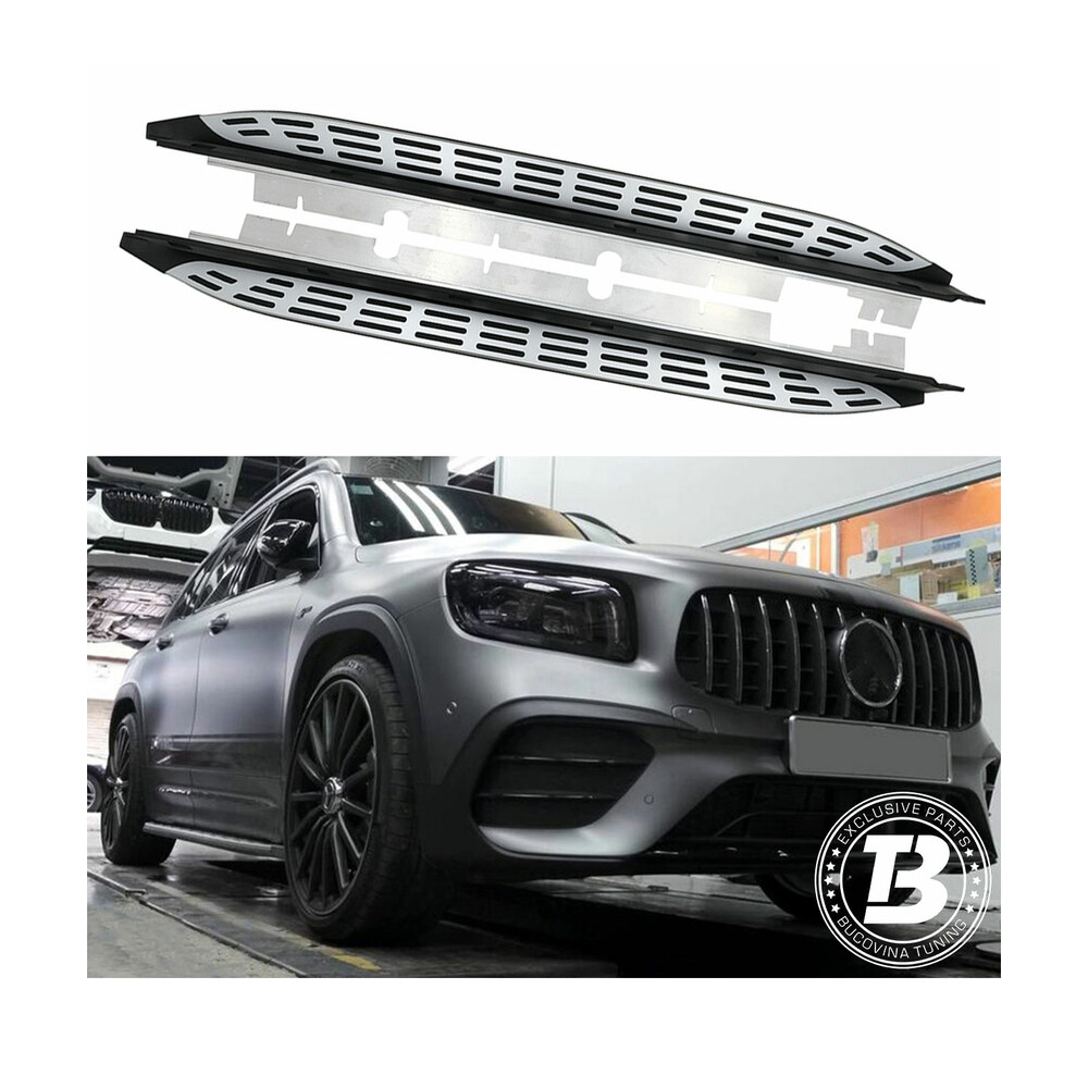 Praguri Aluminiu compatibile cu Mercedes GLB X247 SUV Praguri Aluminiu compatibile cu Mercedes GLB X247 SUV
