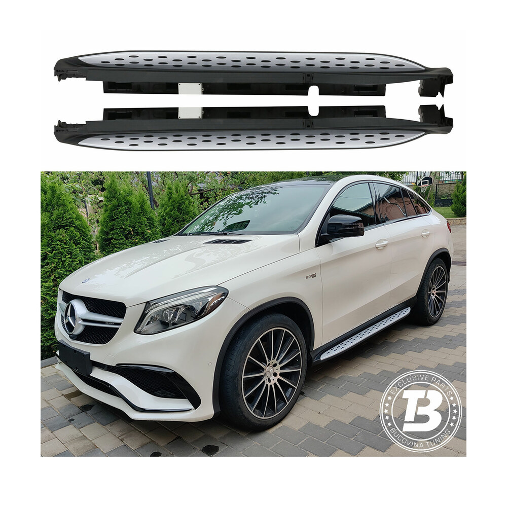 Praguri Aluminiu compatibile cu Mercedes GLE Coupe C292 Praguri Aluminiu compatibile cu Mercedes GLE Coupe C292