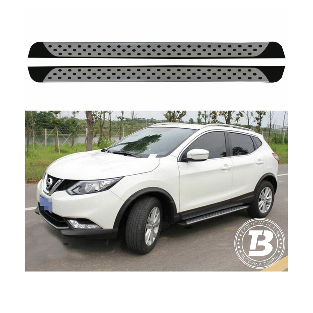 Praguri Aluminiu compatibile cu Nissan Qashqai SUV J11 Praguri Aluminiu compatibile cu Nissan Qashqai SUV J11