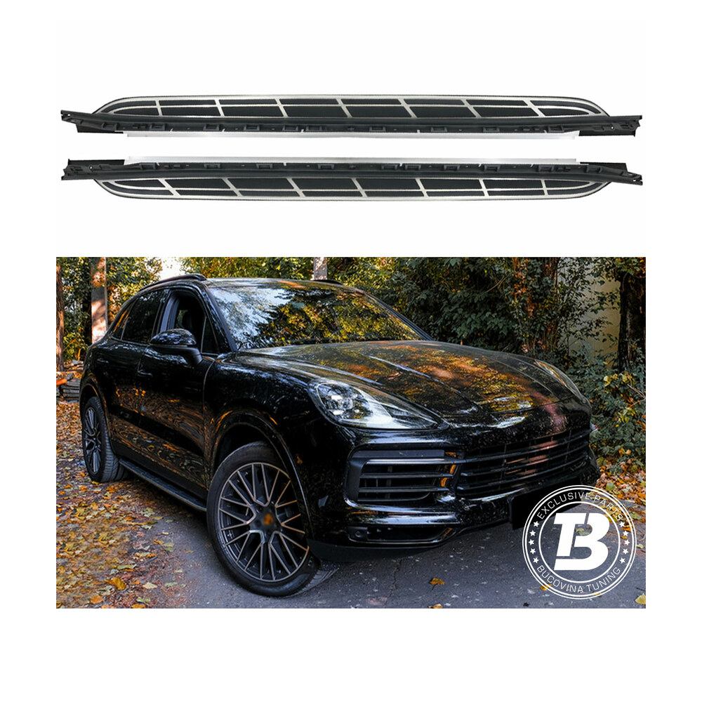 Praguri Aluminiu compatibile cu Porsche Cayenne SUV 9Y0 Praguri Aluminiu compatibile cu Porsche Cayenne SUV 9Y0