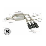Sistem de evacuare compatibil cu Mercedes G Class W463 G63 G65 Design — imaginea 3