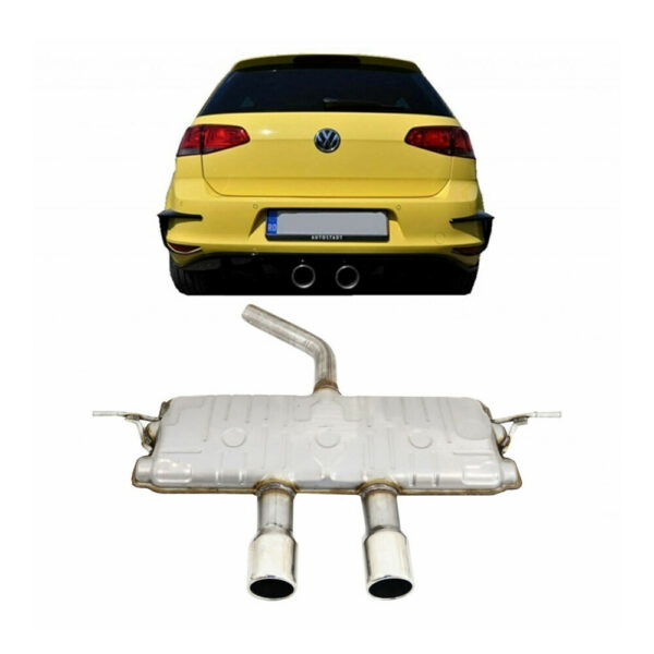 Sistem de evacuare compatibil cu Golf 7 R400 Design