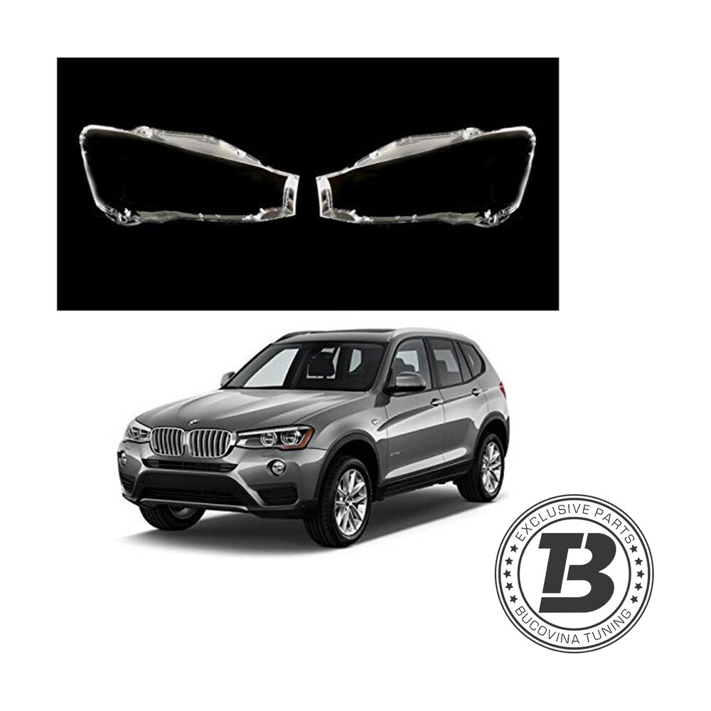 Sticle Faruri compatibile cu BMW X3 F25 LCI Sticle Faruri compatibile cu BMW X3 F25 LCI