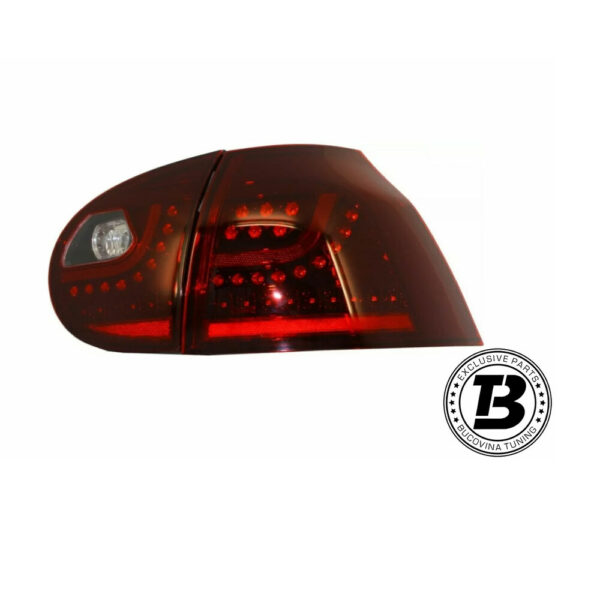 Stopuri LED compatibile cu VW Golf 5 V Cherry Red Design — imaginea 2