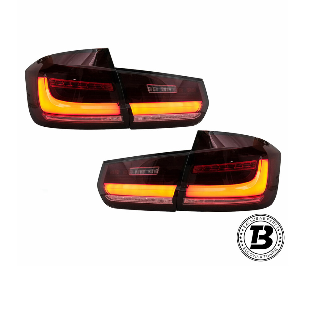 Stopuri FULL LED compatibile cu BMW Seria 3 F30 Red Design Stopuri FULL LED compatibile cu BMW Seria 3 F30 Red Design
