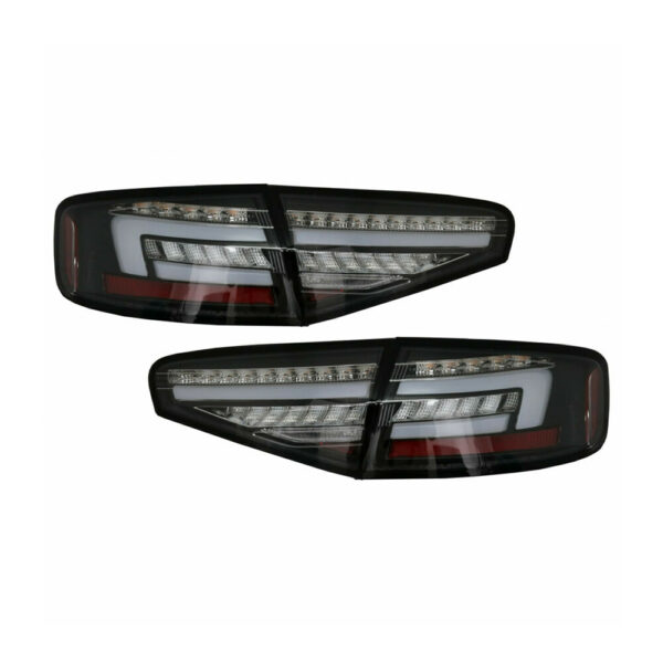 Stopuri Full LED compatibile cu A4 B8 Sedan Smoke Design