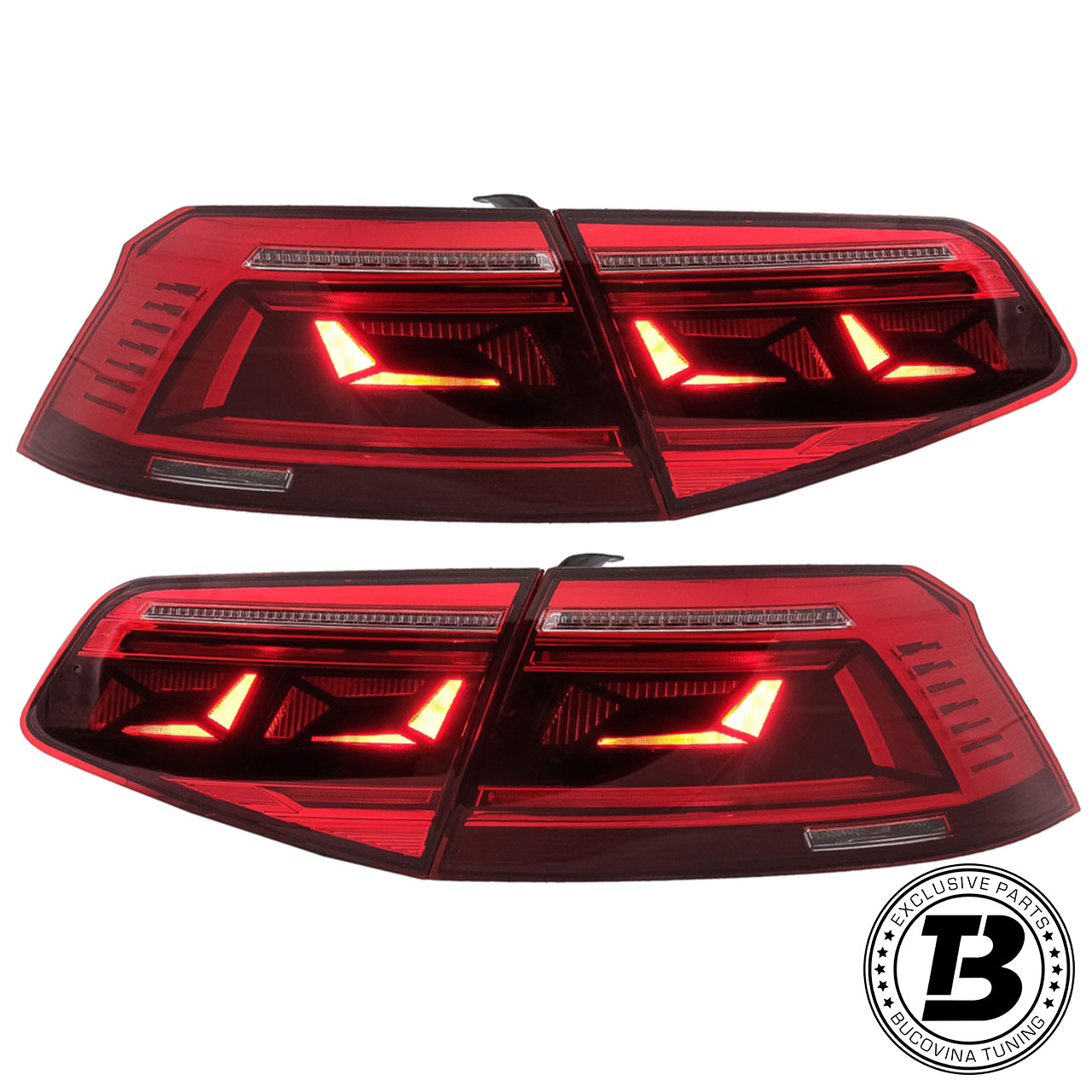 Stopuri LED compatibile cu VW Passat B8 3G design B8.5 Stopuri LED compatibile cu VW Passat B8 3G design B8.5, set cu lumina de poziție aprinsă
