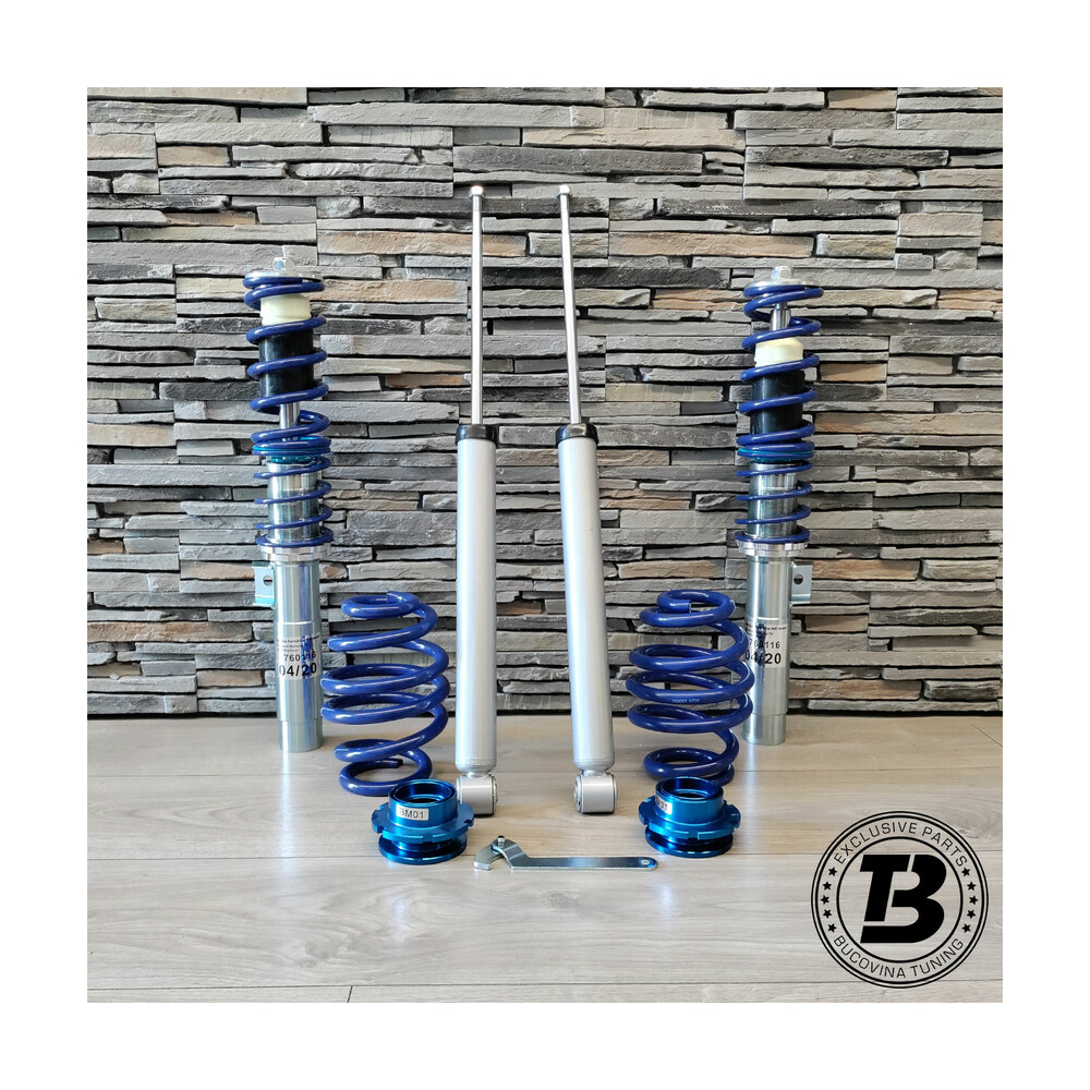Suspensie Sport Reglabilă compatibilă cu BMW Seria 3 E46 JOM Blueline Suspensie Sport Reglabilă compatibilă cu BMW Seria 3 E46 JOM Blueline