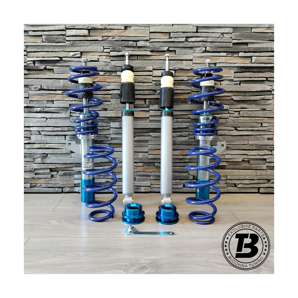 Suspensie Sport Reglabilă compatibilă cu VW Golf 5 JOM Blueline Suspensie Sport Reglabilă compatibilă cu VW Golf 5 JOM Blueline