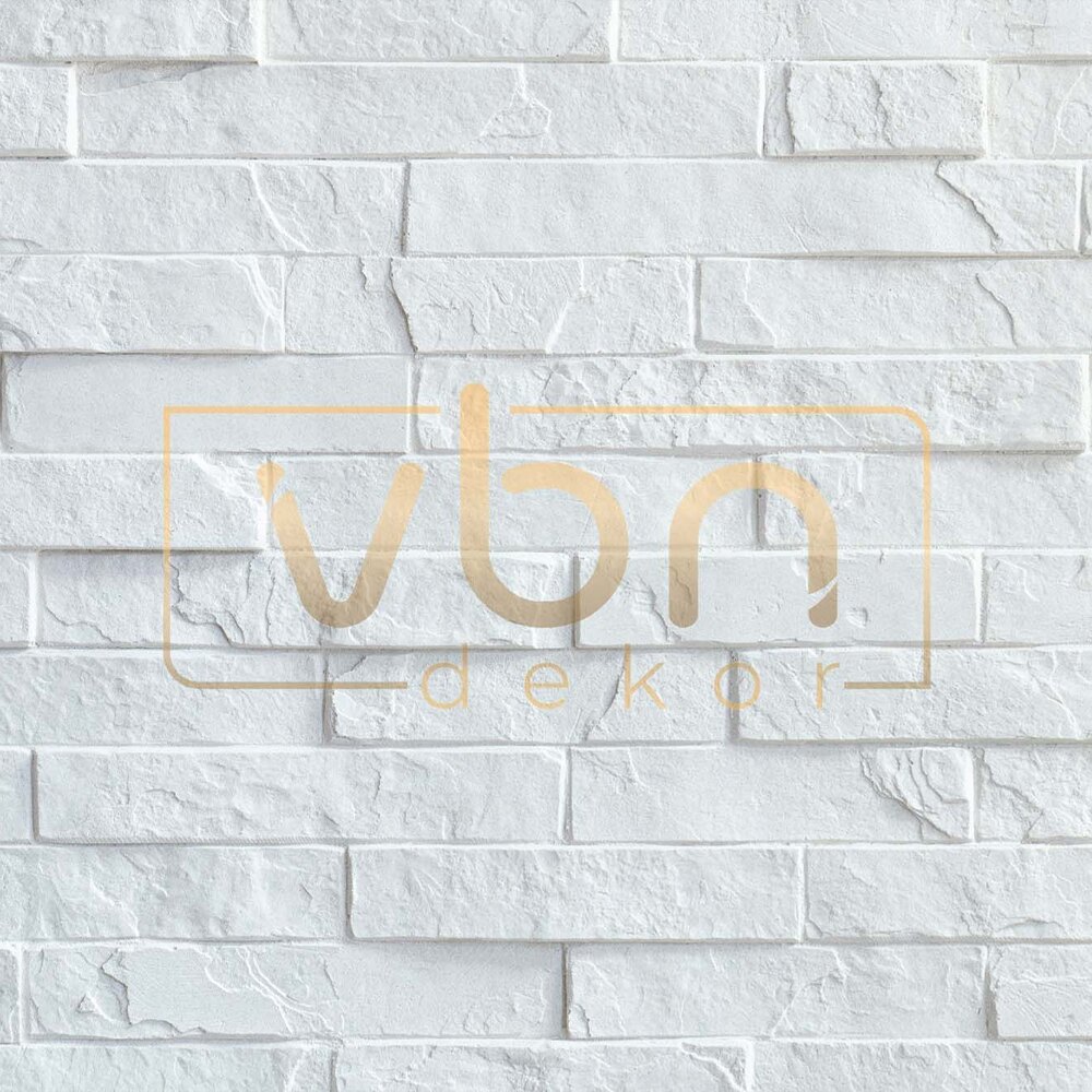Piatră flexibilă MCM 35 Piece Stone H001, albă Piatră flexibilă MCM 35 Piece Stone H001, fâșii de piatră albă spartă în rânduri decalate