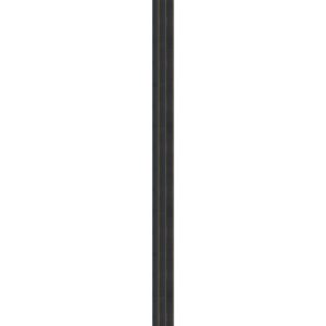 Bară de riflaj decorativ C1214-1314H din durcompozit, antracit, lungă de 2,7 m