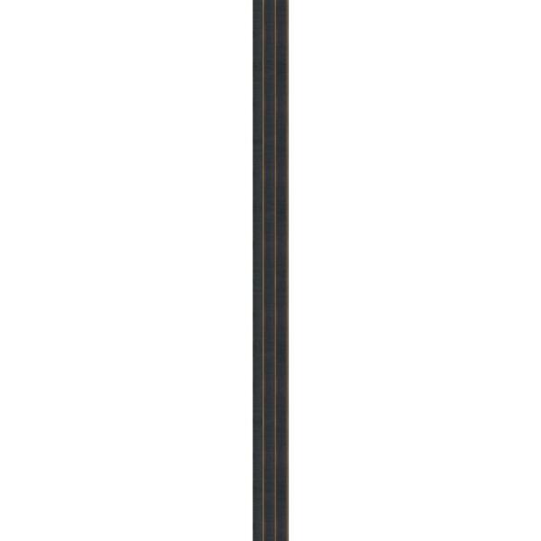 Bară de riflaj decorativ C1214-1314H din durcompozit, antracit, lungă de 2,7 m