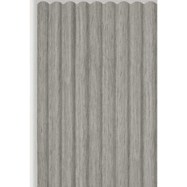 Riflaj JC1076-576CM, caneluri rotunjite cu decor de stejar în ton gri