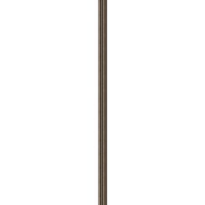 Bară de riflaj decorativ JC1078-36GT din durcompozit, lungă de 2,7 m, vedere întreagă