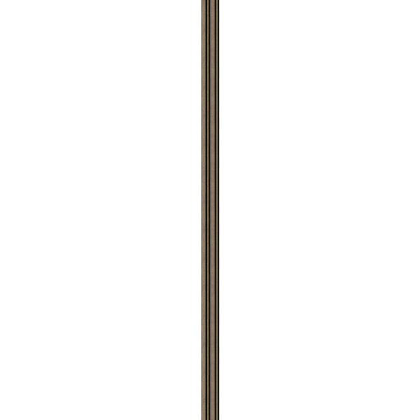 Bară de riflaj decorativ JC1078-36GT din durcompozit, lungă de 2,7 m, vedere întreagă