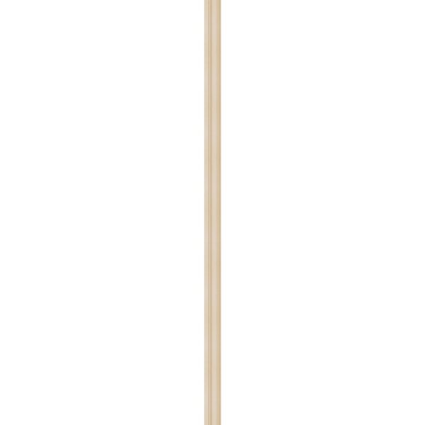 Bară de riflaj decorativ JC1173-770G din durcompozit, crem, lungă de 2,7 m