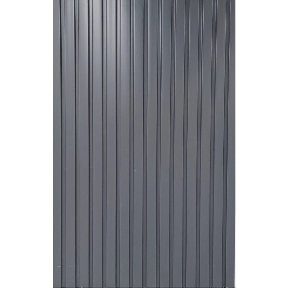Riflaj JC962-6497 gri, detaliu suprafață Riflaj decorativ JC962-6497 gri, detaliu cu canelurile verticale ale suprafeței