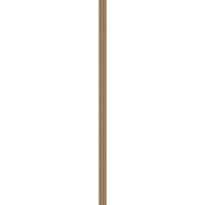 Bară de riflaj decorativ JC962-711T din durcompozit, decor stejar, lungă de 2,7 m