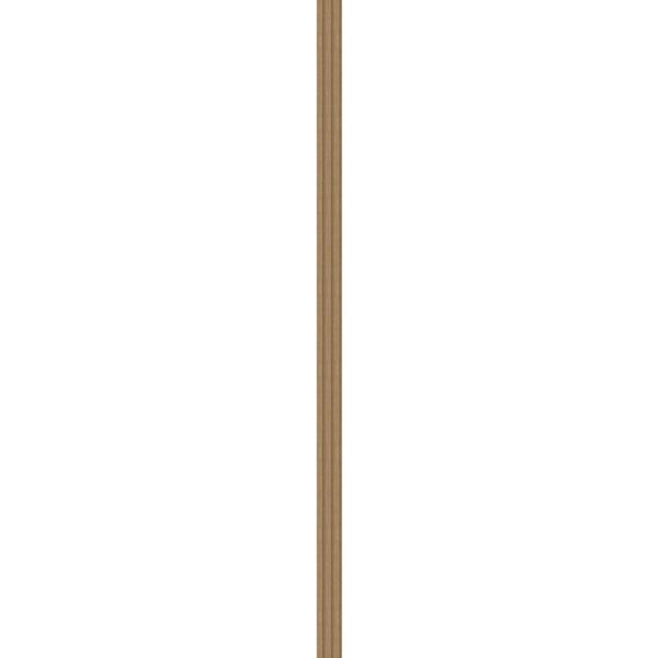 Bară de riflaj decorativ JC962-711T din durcompozit, decor stejar, lungă de 2,7 m
