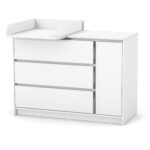 Comodă camera copii Rian 1200, finisaj White, detaliu al sertarelor