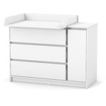 Comodă camera copii Rian 1200, finisaj White, detaliu al mânerelor