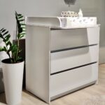 Comodă camera copii Rian 900, finisaj White, interiorul mobilei