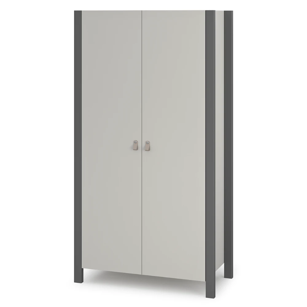 Dulap camera copii Maia 960, finisaj cashmere-antracit, vedere de ansamblu Dulap camera copii Maia 960, finisaj cashmere-antracit, vedere de ansamblu