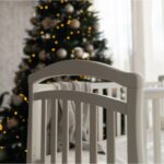 Pătuț bebeluși Constanța 120 × 60 cm, finisaj cashmere-antracit, detaliu al finisajului