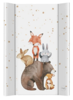 Saltea de înfășat 70 × 50 cm, model Forest Friends, detaliu al modelului