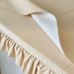Saltea de înfășat cu role laterale, crem, 60 × 80 × 10 cm, nuanța reală