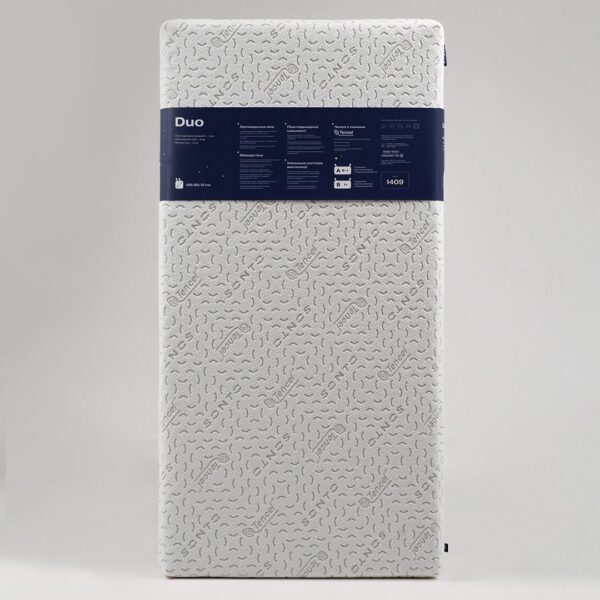 Saltea ortopedică pentru pătuț 120 × 60 cm cu spumă Memory, detaliu al modelului