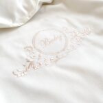 Set lenjerie de schimb 3 piese pentru pătuț, Baby King ivory, textura materialului