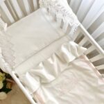 Set lenjerie de schimb 3 piese pentru pătuț, Baby King ivory, vedere de ansamblu