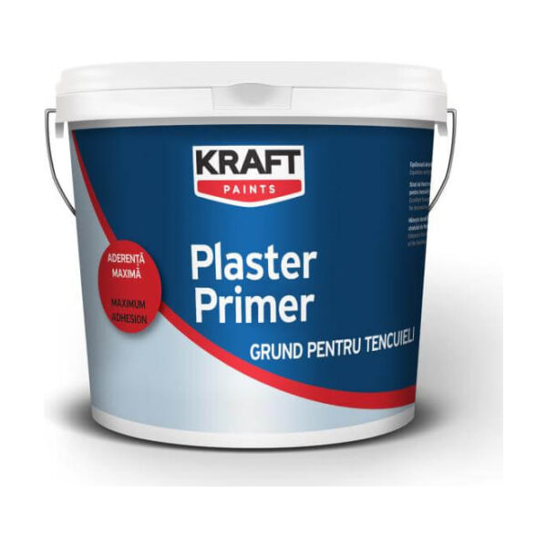 Găleată albastră Kraft Paints Plaster Primer, grund pentru tencuieli