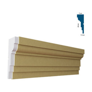 Ancadrament decorativ pentru fereastră BEA-009, 200x20x7 cm