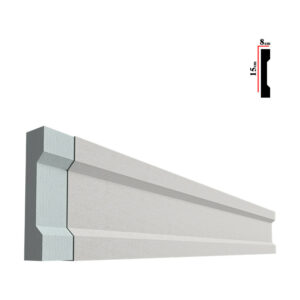 Ancadrament decorativ pentru fereastră BEA-018, 200x15x8 cm