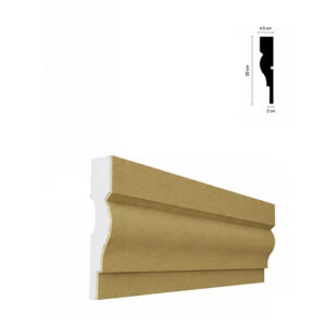 Ancadrament decorativ pentru fereastră BEA-020, 200x20x4,5 cm