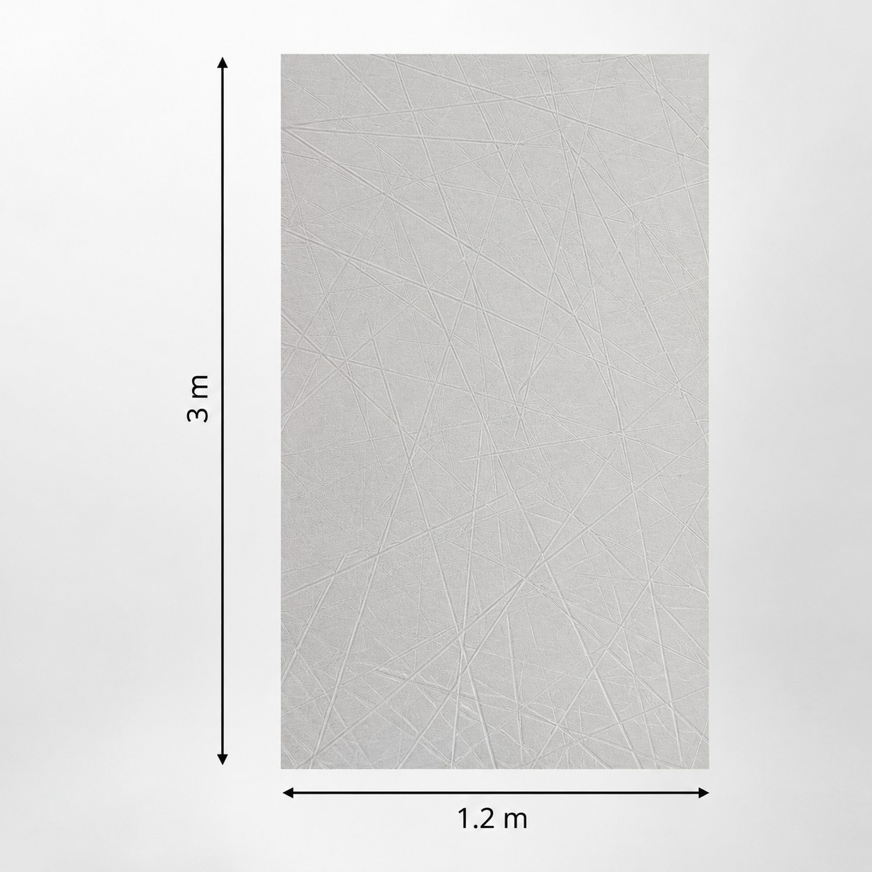 Autocolant decorativ Arctic Line, format 1200 × 3000 mm Autocolant decorativ Arctic Line alb cu linii fine intersectate, cu cotele de 1,2 × 3 m
