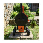 Bizon - Smoker diametru 800 mm cu plită și rafturi — imaginea 3