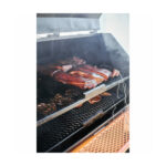 Bizon - Smoker diametru 800 mm cu plită și rafturi — imaginea 5