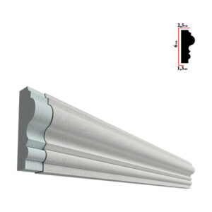 Brâu decorativ exterior BEB-003, 200x6x2,5 cm