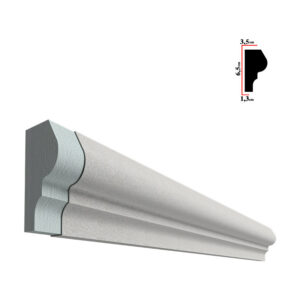 Brâu decorativ exterior BEB-007, 200x6,5x3,5 cm