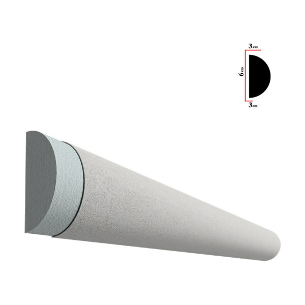 Brâu decorativ exterior BEB-008, 200x6x3 cm