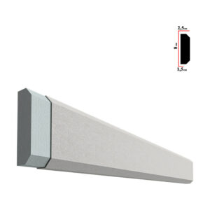 Brâu decorativ exterior BEB-013, 200x8x2,5 cm