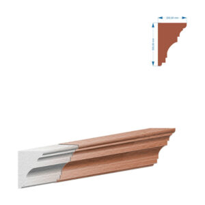 Brâu decorativ exterior BIC-001, 200x30x20 cm