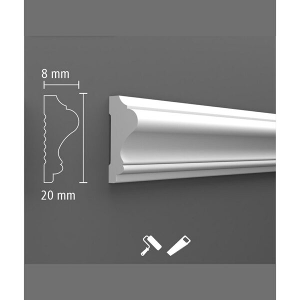 Brâu duropolimer BIB-009, 240x2x0,8 cm