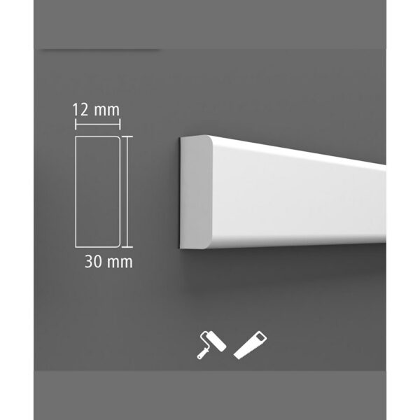 Brâu duropolimer BIB-012, 240x3x1,2 cm